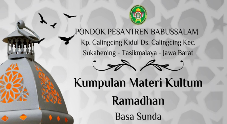 Materi Kultum Bahasa Sunda