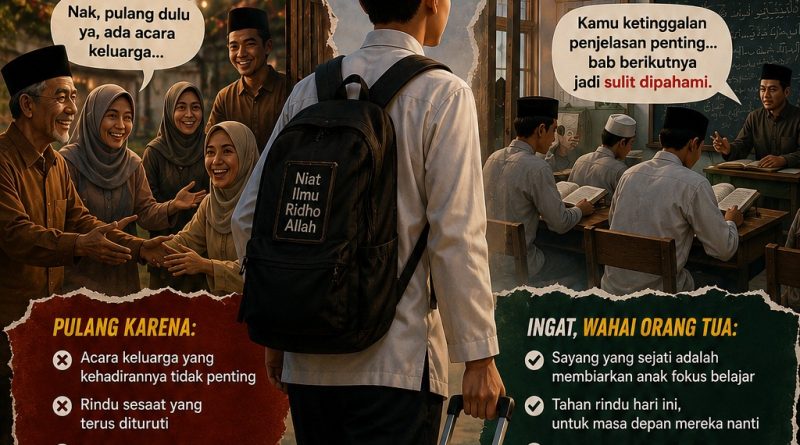 Ketika Rindu Mengalahkan Tujuan Mencari Ilmu